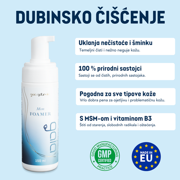 MSM Foamer – pena za pranje lica s MSM-om