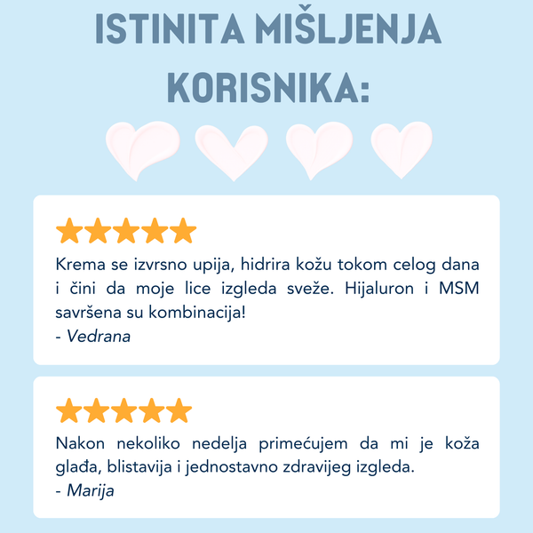 Prirodna krema za lice - Hyaluron Face Cream